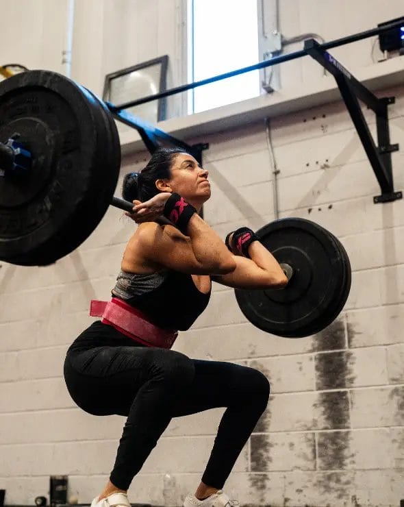 Woman doing squats